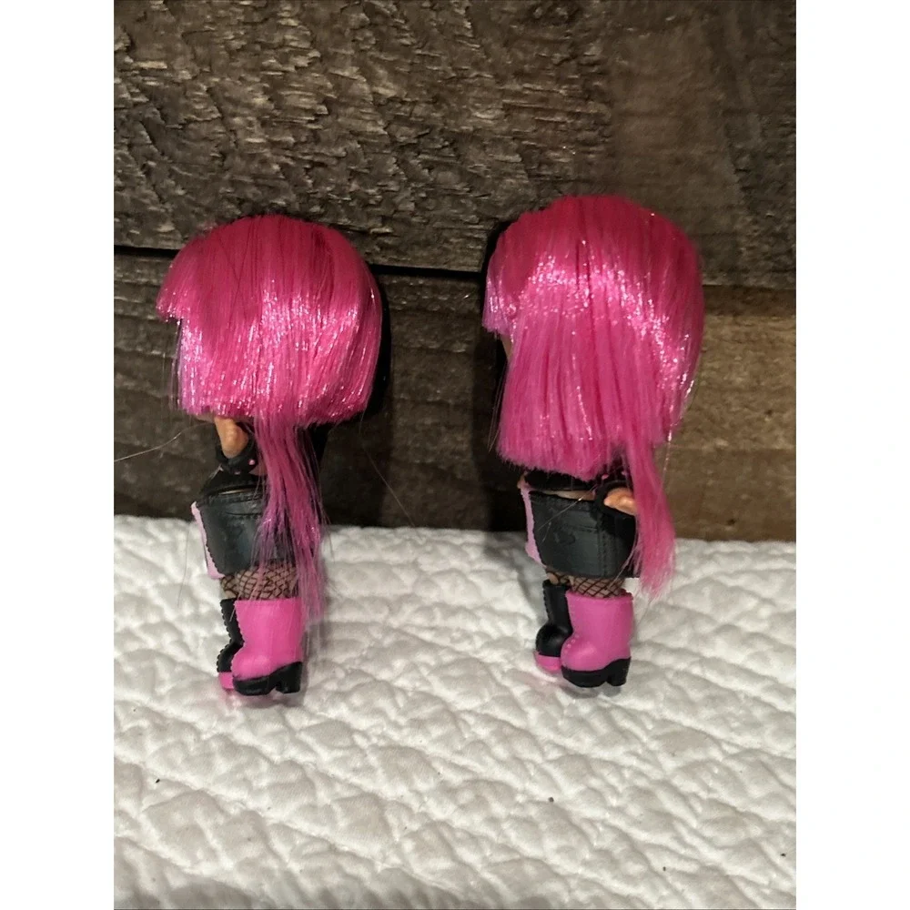 LOL Surprise! Doll, Hairgoals Wave 2‎ Metal Babe Lot Of 2 Doll Only